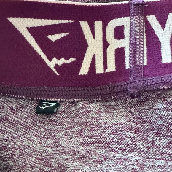 GYMSHARK Flex Long Sleeve Crop Top/Legging Set Bundle Dark Ruby Purple Women's M - Picture 8 of 16